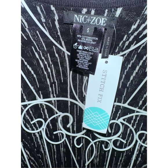 NEW WITH tags Stitch Fix Nick + Zoe Nightwatch reversible cardigan sweater Women - Picture 12 of 13